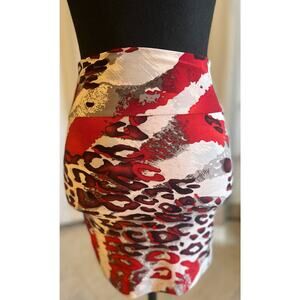 Animal Print Inspired Skirt Size S